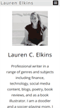 Mobile Screenshot of laurenelkins.com